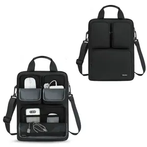 13.3 Inch Vertical Laptop Bag Inner Padded Shoulder Briefcase, Stylish & Functional Design, Perfect for Daily Use, Travel Essentials