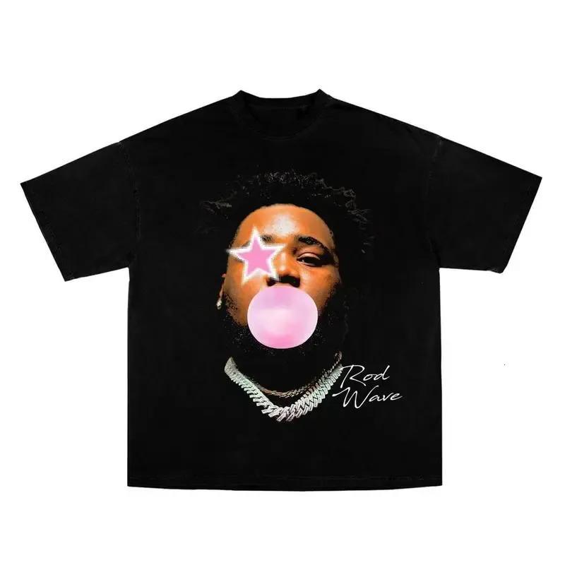 Rapper Rod Wave Pink Bubble Gum Shirt Gift For Fan Unisex Cotton Rod Last Lap Tour Graphic Tee, Full Colors, Full Sizes, For Men, For Women, gift for him gift for her Novelty Graphic T Shirt funny tshirt Undershirts Tees Casual Streetwear Classic Plain