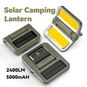 Outdoor Camping Light Rechargeable Long Battery Life Solar Emergency Light Home Power Outage Backup Essential Lighting Lamp