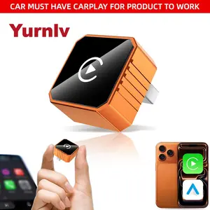 【YURNLV】S 2026 New Wireless CarPlay Adapter for Apple iPhone ＆Android Small Size, Plug and Play, Fast and Stable Connection,Converts Factory Wired CarPlay to Wireless CarPlay