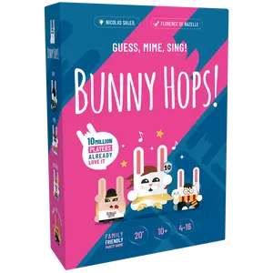 BUNNY HOPS! - Guess, Mime, Sing! | Award Winning Family Friendly Party Game | 4-16 Players | Game for Kids, Teens and Adults