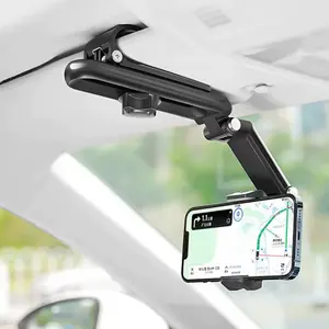 360° Rotating Sun Visor Phone Holder – Fits iPhone & Android