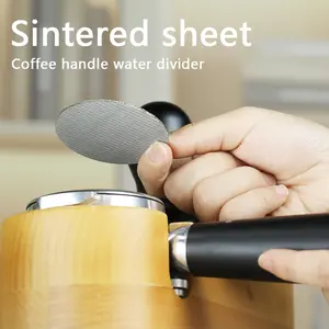 Stainless Steel Coffee Filter Mesh, Thickness 1.7 Mm, Fits 51mm/53mm/58mm, Reusable, Ideal for Espresso Machines, Barista Accessories