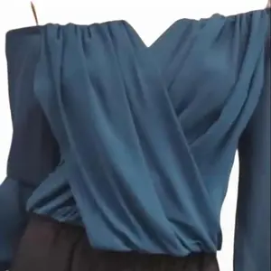 PETITE SIZE CHIFFON OFF THE SHOILDER SURPLICE TOP PETITE SIZE CHIFFON OFF THE SHOILDER SURPLICE TOP