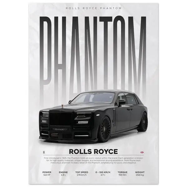 Rolls Royce - Phantom - Poster