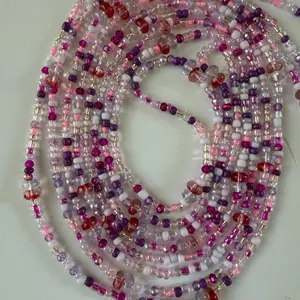 Waistbeads-- Wild Berry 50/60 inches for everyone