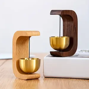 3 Pieces Brass Wind Chime Doorbell, Entryway Pendant Home Decor, Magnetic Shopkeeper Doorbell, Doorbell Chime, Office Decoration, Business and Home Chime - Housewarming Gift, Garden and Refrigerator Use