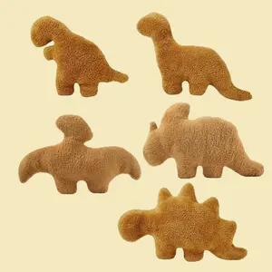STUFFD Cute Soft Dino Nugget Pillow