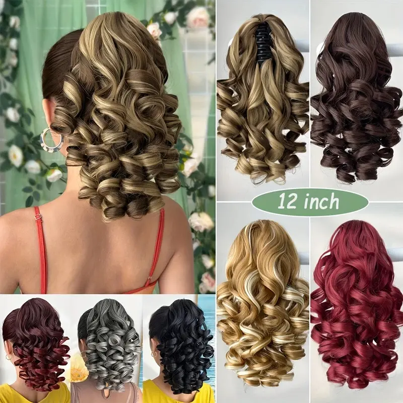 2026 New Women's Clip-In Ponytail Wig - Heat-Resistant Synthetic Hair with Extensions suitable for hair Types for Daily Use Parties