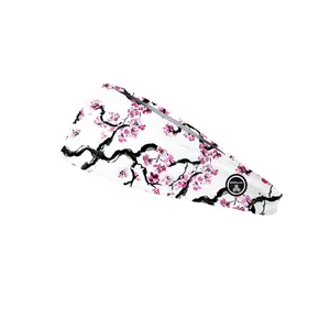 RAVEbandz The Pro - Wide Stretch Headband (Cherry Blossom)