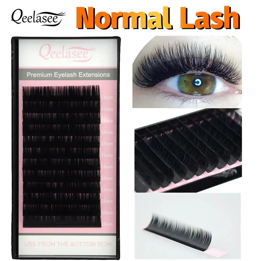 Qeelasee False Eyelash Extensions professional Mink Individual Lashes supplies maquiagem cilios volume fan eye lashes wholesale 2026 New