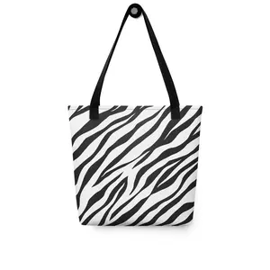 Zebra Tote Bag - Versatile Design for Everyday Use, Ideal for Travel and Casual Outings