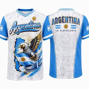 Aztec Pattern Soccer Jersey, Vintage Inspired Football Fan Shirt, Men's Breathable Casual Match Day Tee