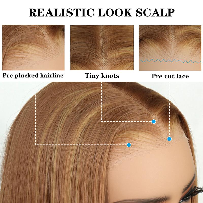 Ua Hair 9x7 Glueless Synthetic Lace Front Wig Wear And Go Pre Plucked Pre Cut Straight Wig Vivid Self Growing Clean Hairline with Tiny Knots Heat Resistant Fiber Natural No Glue Wig Ua Hair 9x7 Glueless Synthetic Lace Front Wig Wear And Go Pre Plucked Pre Cut Straight Wig Vivid Self Growing Clean Hairline with Tiny Knots Heat Resistant Fiber Natural No Glue Wig