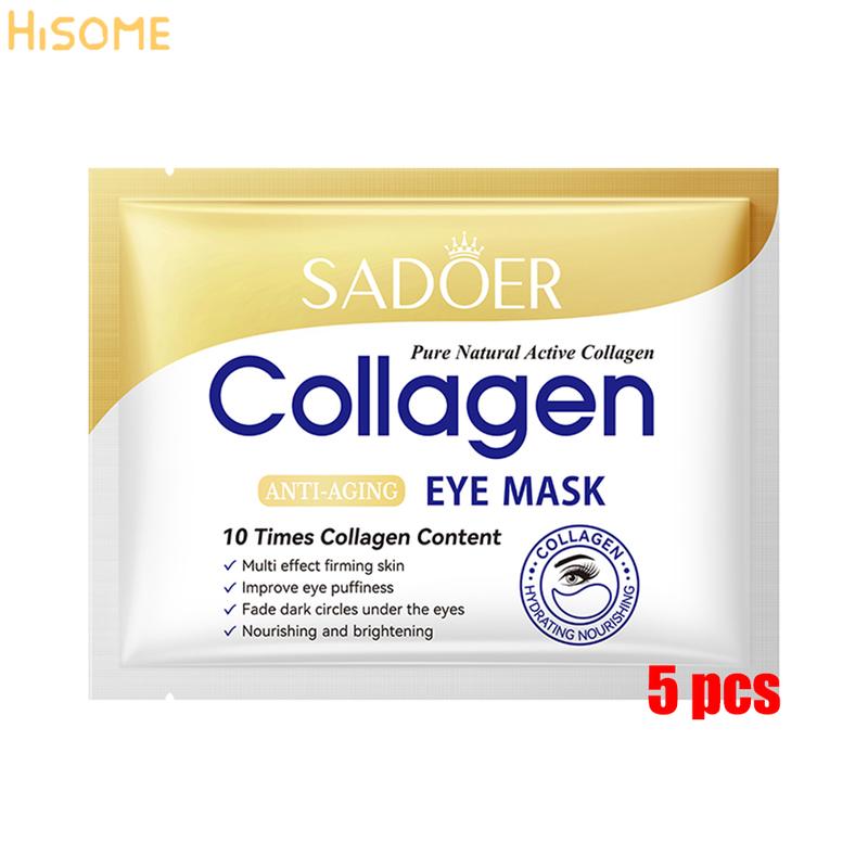 10 Pcs Crystal Collagen Eye Mask: Firm, Moisturize & Eliminate Dark Circles & Lines