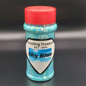 Sky Blue Chunky Glitter