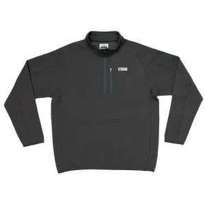 Men's Waffle 1/4 Zip Pullover (Carbon)
