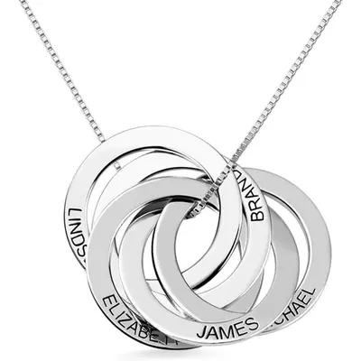 925 Cadena Con Una Familia TikTok Shop