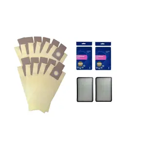 Kenmore Type U Standard Filtration Upright Vacuum Cleaner Bags 50690 and 2 Kenmore EF-1 (86889) Exhaust HEPA Filter Bundle Kit, 11 Pcs