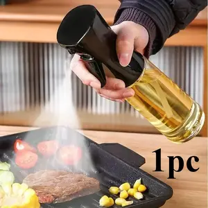 1PC 200ml Oil Spray Bottle Kitchen Cooking Olive Oil Dispenser Camping BBQ Baking Vinegar Soy Sauce Sprayer Containers Kitchen Gadgets Kitchenware