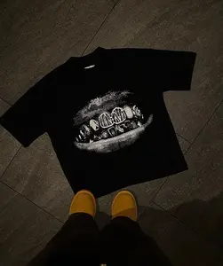 GRILLZ 2SIDES SHIRT GRAPHIC TEE  Black Cropped Crewneck T Shirt, Unisex Cotton Graphic Shirts, Fashion Casual Couple Hip Hop Short Sleeve Tee, Best Gifts, Unisex T-Shirt, Gifts For Him Her, Short Sleeve Tee Shirt, Gift