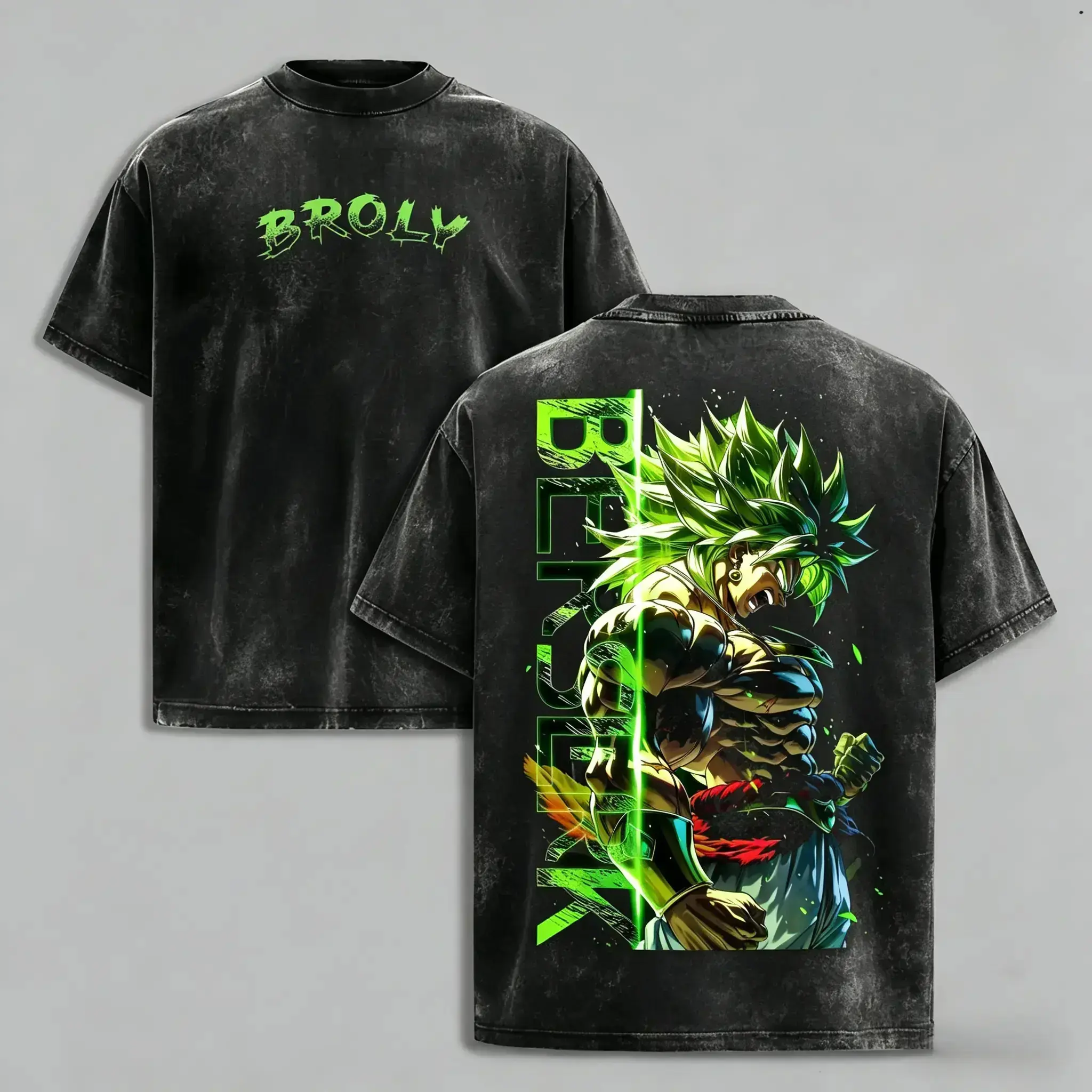 Broly Legendary Saiyan Vintage Washed Graphic Tee | DBZ Heavyweight Cotton Anime Shirt Streetwear Hoodie | Unchained Rage Savage Energy Gym Pump Cover Tops | Y2K Retro Casual Japanese Manga Pop Culture Gifts For Men And Women Fans Apparel Clothes!!!!!!!