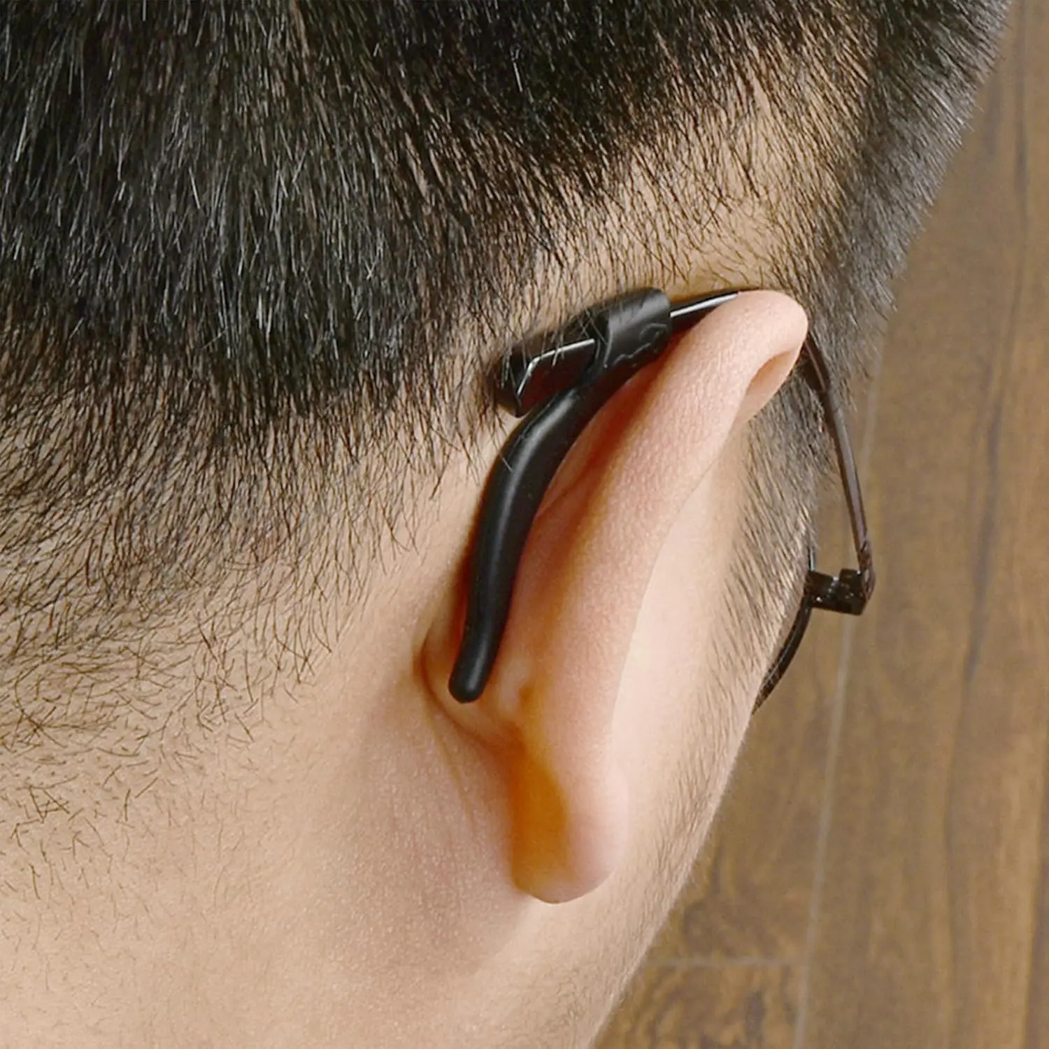 12 Pack 6 Pairs Non Slip Glasses Arm Grips Ear Clips Glasses Ear Hook Secure Fit for Reading Fashion Glasses Unisex Durable Design Gym Office Use Eye Glasses Ear Grippers