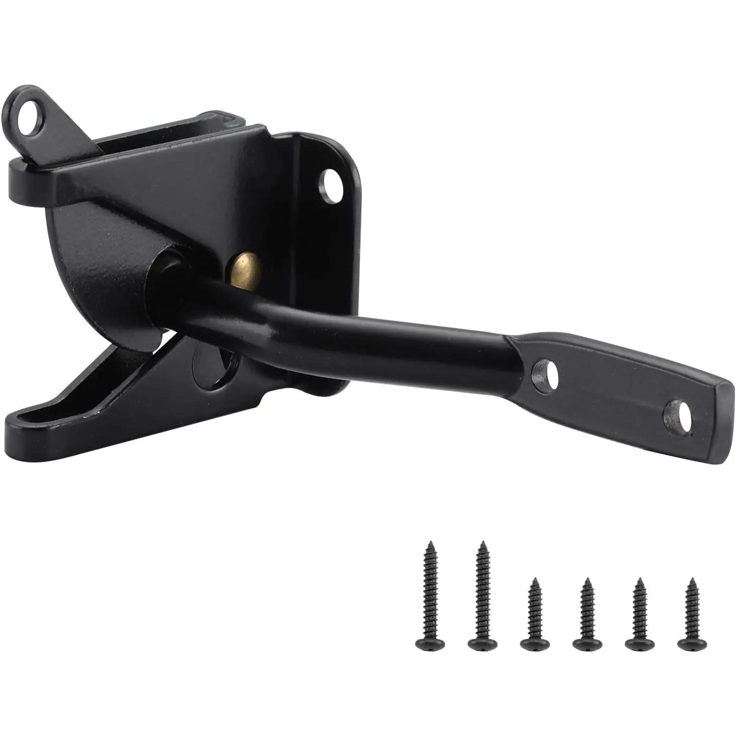 Gate Latch for Wooden Fence Gates, Self-Locking Gate Latches, Heavy Duty  Door  Kit for Outdoor Farm Garden Yard Pool