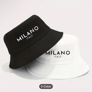 Milano Printed Bucket Hat - Breathable Sun Hat, Foldable Design for Outdoor Travel, 5 Colors, Spring & Summer Fashionable