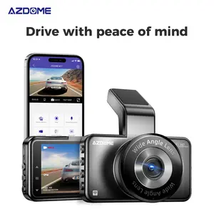 AZDOME M17 WiFi Dash Cam [NO CARD], Full HD 1080P Dashboard Camera with 3" Screen, Smart Dash Camera with Driving Assistant ADAS, Loop Recording 24H park monitor dash cam