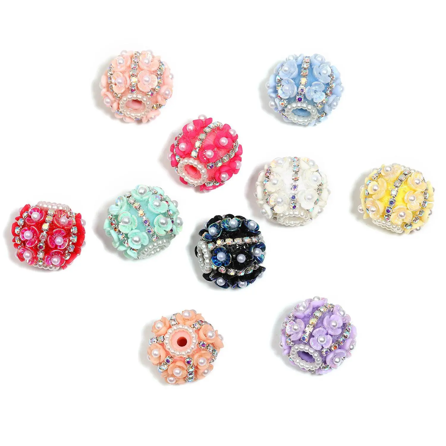 ZY2059015 10PCS Flower Ball