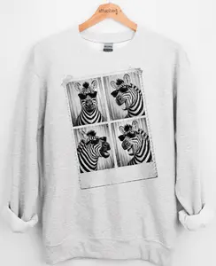 Zebra Photobooth Graphic Top