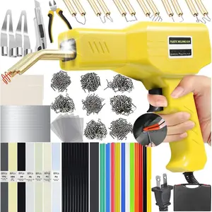 220W Plastic Welder,2 in 1 Plastic Welding Kit 1000counts Hot Staples Plastic Repair Kit With 100PCS Plastic Welding Rods Car Bumper Repair Kit for Most Plastic Repairgiftgift