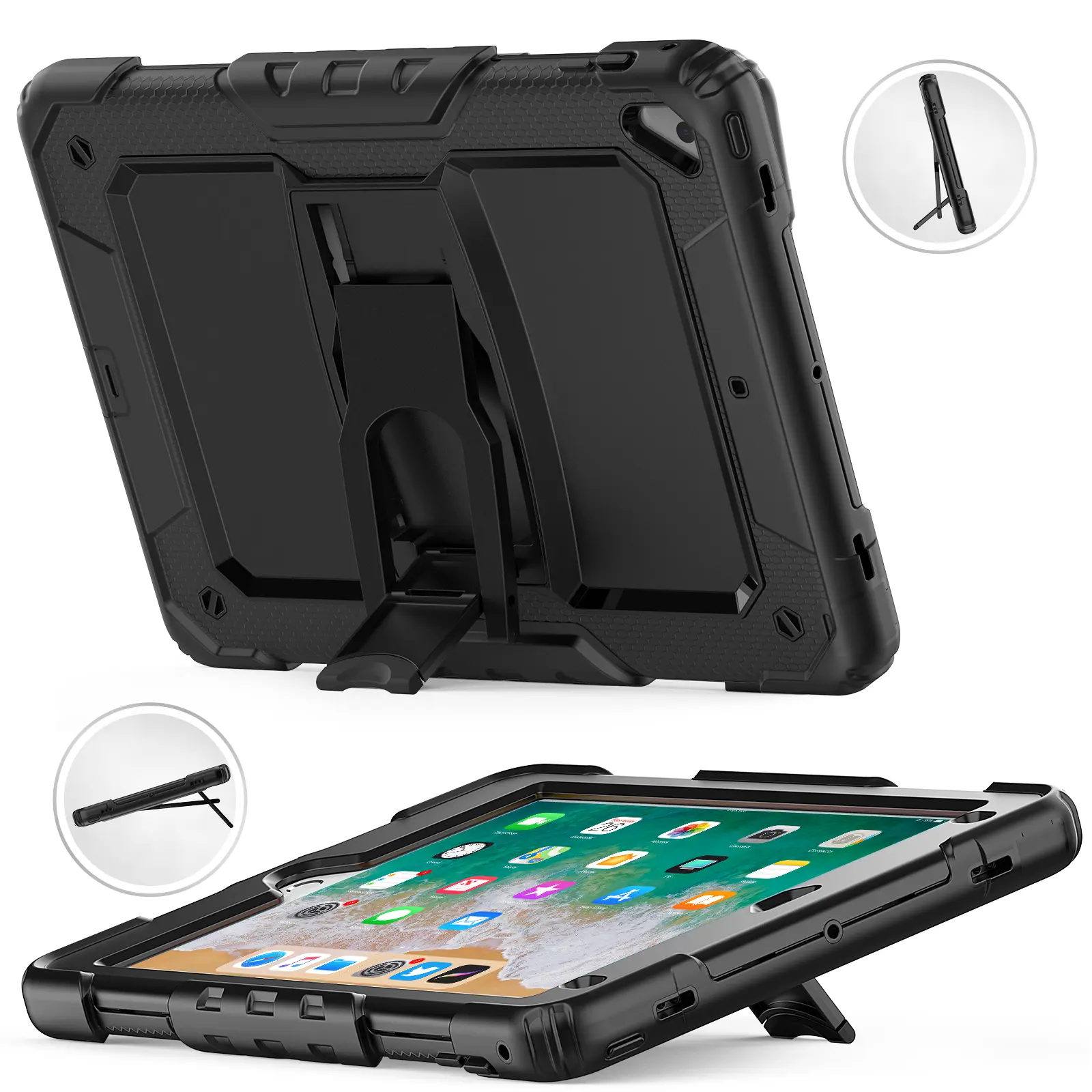 Rugged Defender iPad Case for (9.7-Inch) - Shockproof Rugged Defender iPad Case for (9.7-Inch) - Shockproof