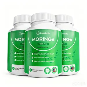 3 Pack of Rosabella Moringa Capsules (800mg) for Immune Support, Gut Health & Vitamins