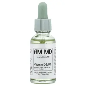 Amy Myers MD Vitamin D3/K2, 1 fl oz (30 ml)