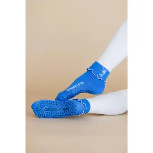 La Sirena Foldover Ruffle Grip Sock