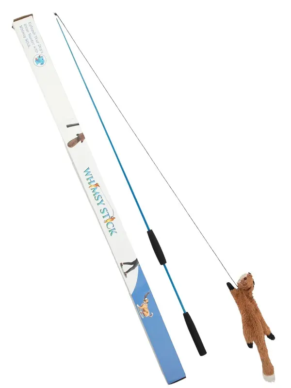 Whimsy Stick Rugged XL Flirt Pole for Dogs (1 Lure)