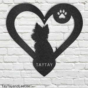 YORKIE - Heart Design