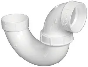 212 MAIN 1.5 in. Schedule 40 PVC P-T Trap with Hub Ends, Model PVC00708P0800HA