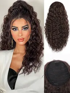 Ponytail Extension Drawstring Ponytail For Women Synthetic Long Curly Pony Tails Hair Extensions Clip In Ponytail Hairpiece
