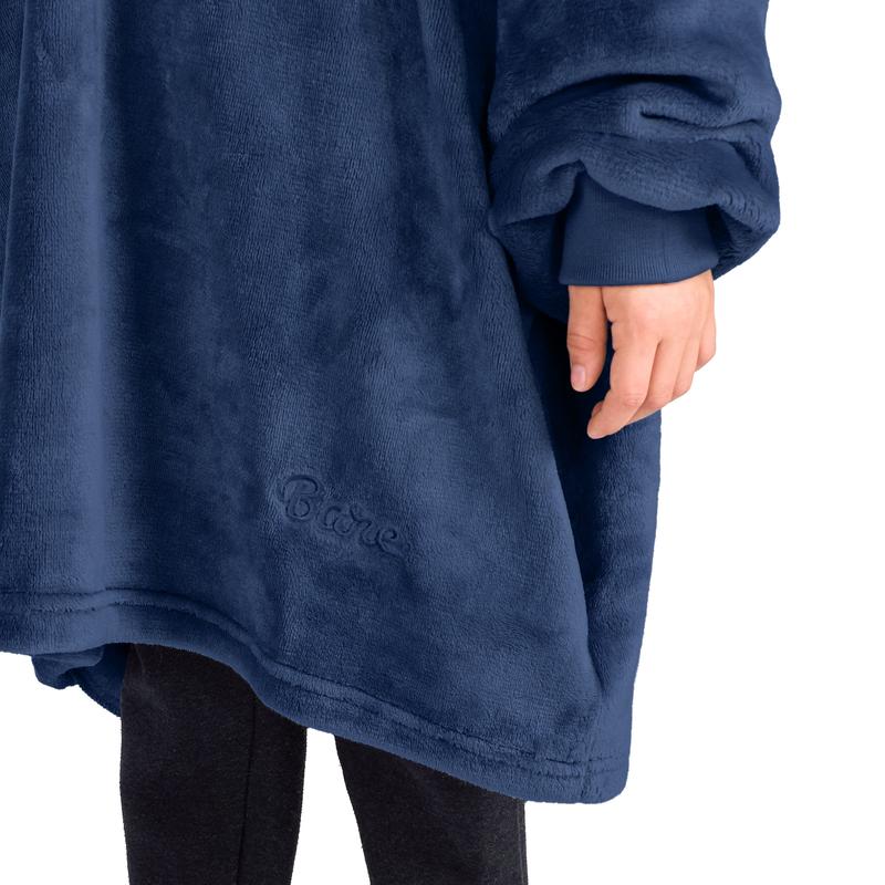 The Bare Homey - Youth Wearable Blanket - Microplush Side Pockets