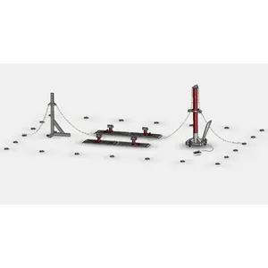 Auto Body Frame Puller | Portable 10 TON Floor Rack for Repairs
