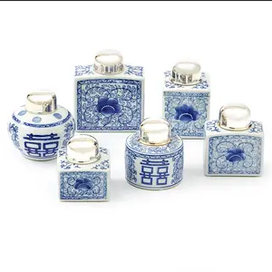 Canton Collection Tea Jars - Set of 6