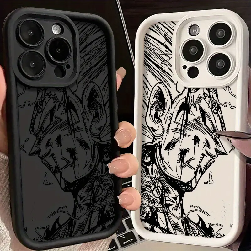 Soft Cover Case Featuring Super Saiyan Boy for Various Iphone Models Including  iPhone 17 /16  13 Pro MAX, 11 Pro, 12 Mini, 16 Pro, 14 Pro, 15 Plus, And 15 Pro.