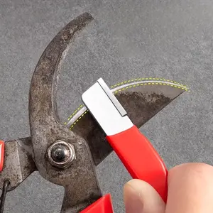 Professional Knife Sharpener - Tungsten and Diamond Ceramic Sharpener, Suitable for All Blades, Including Garden Scissors