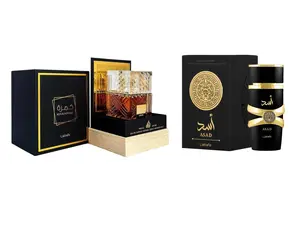(2pc Bundle Pack) Khamrah + Asad Perfume by Lattafa EDP Spray, 3.4oz