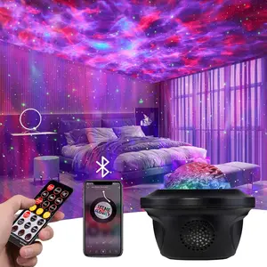 20 Lighting Effects Galaxy Projector, Large Projection Music Speaker, Remote Control  Galaxy Light, Timer Night Light Projector for  Adults, Led Sky Light for Bedroom Gifts