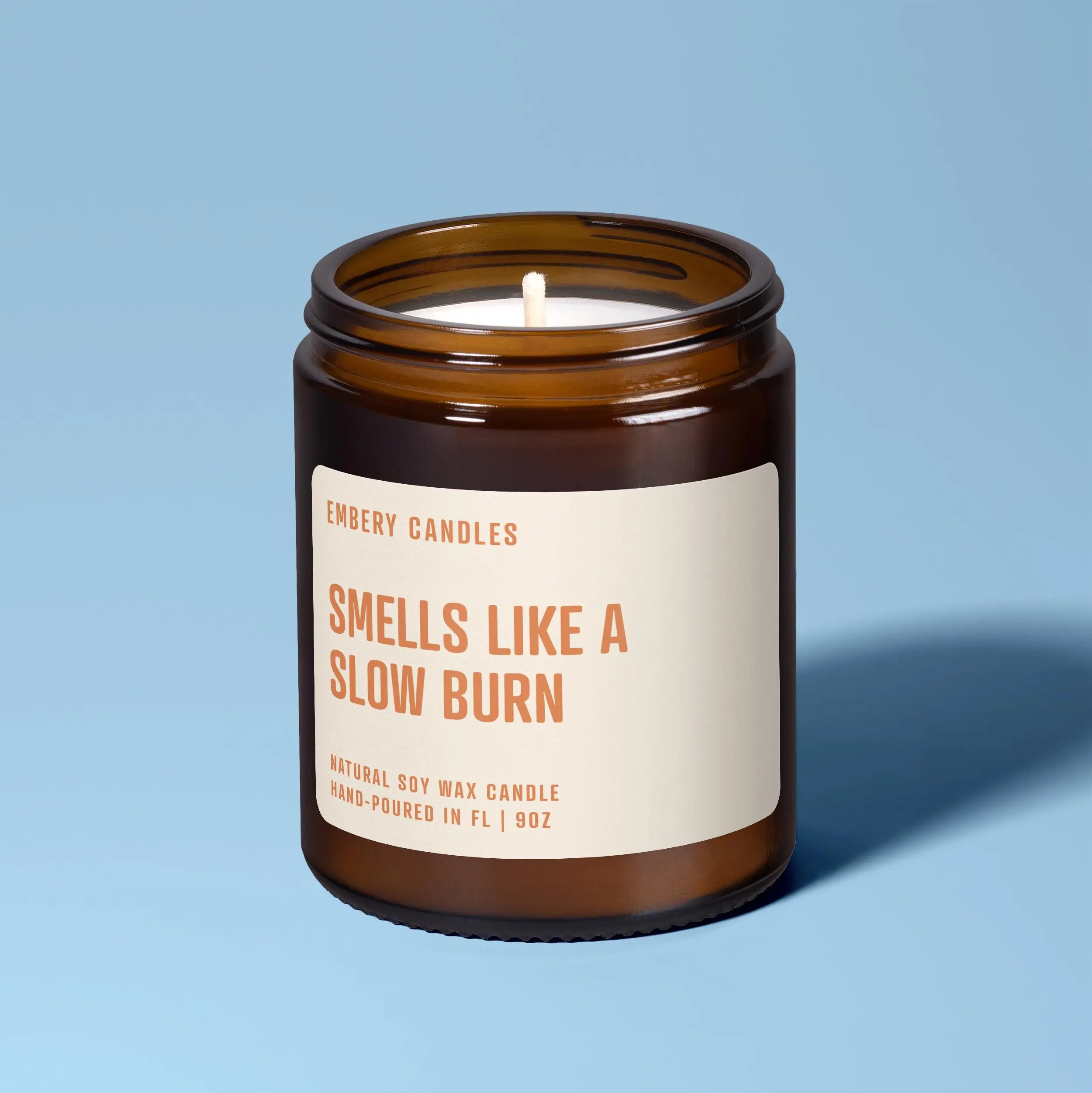 Smells Like A Slow Burn | Soy Candle | Book Lover Candle | Literature Book Tropes | Romance Reader | Home Decor | Best Friend Gift