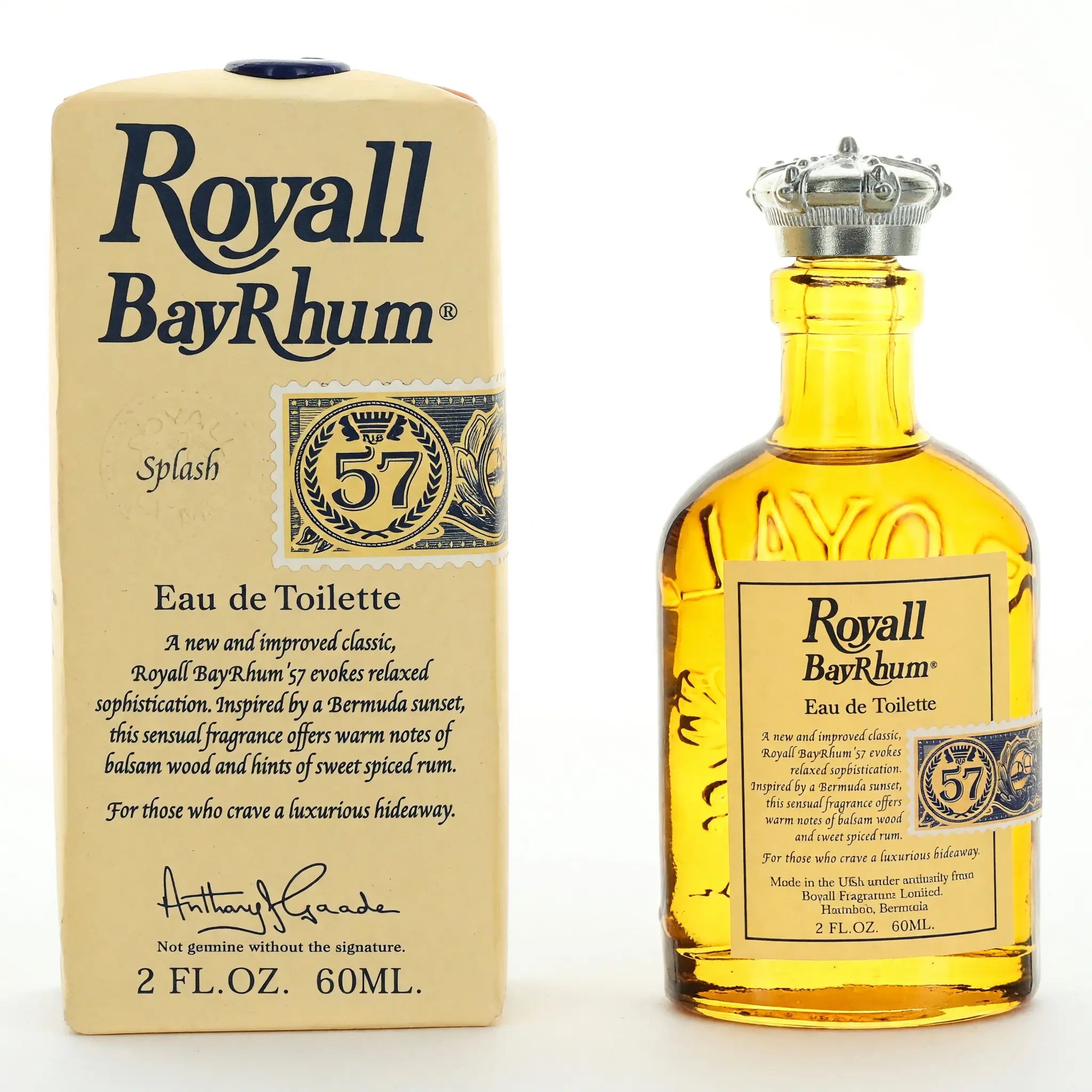 Royall BayRhum by Royall Fragrances, 2oz All Purpose Lotion Splash men, West Indies, Bay Tree Oil, After-Shave, 2 To 2.9 Fl Oz, Finest Distilled Alcohol, Pure Menthol Crystals, Special Emollient, Aftershave, Cooling Effect, Alcohol-Based Men's Fragrance,,